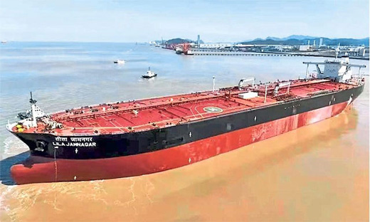 Crude oil from China arrives in NMPT